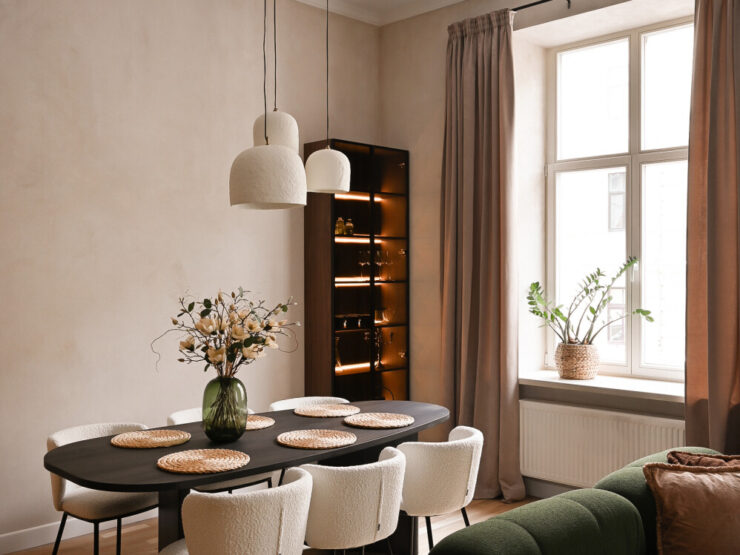 Izsmalcināts 3 istabu dzīvoklis centrā