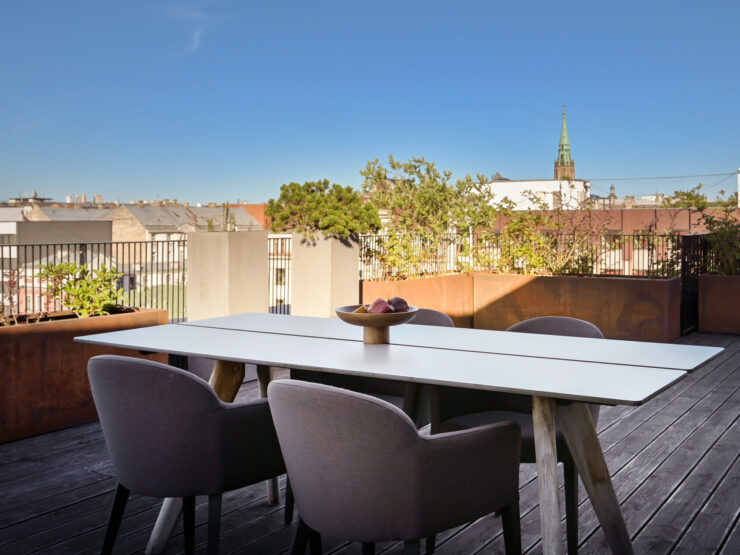 Ekskluzīvs divu līmeņu penthouse dzīvoklis PARKER’S rezidencē ar panorāmas terasēm